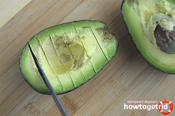 Correct Avocado Slicing