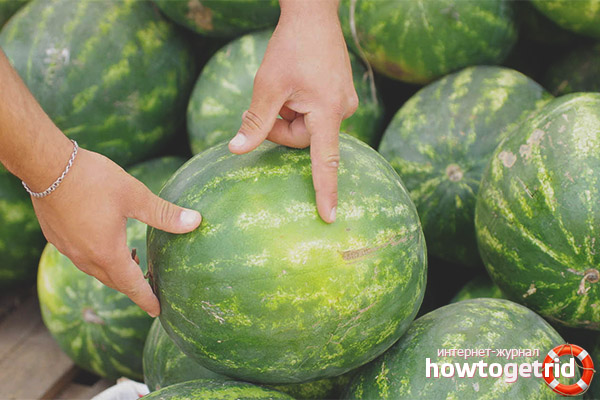How to choose a ripe and sweet watermelon