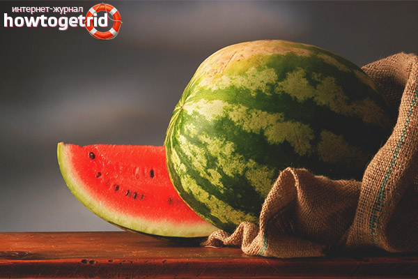 Proper storage of watermelon