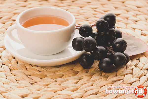 Chokeberry tea